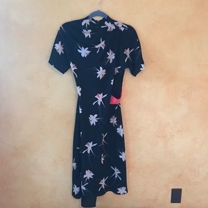 SOLD OUT NWOT Topshop Black Floral Dress